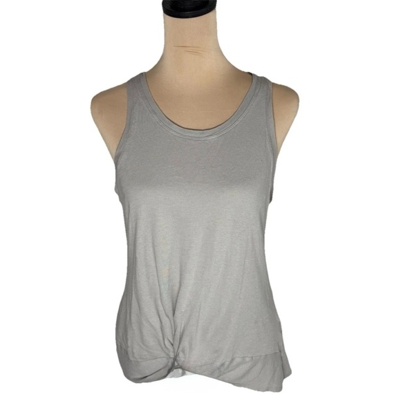 Z By Zella Twist Front Tank Top Size Medium Grey Flint - Picture 1 of 7